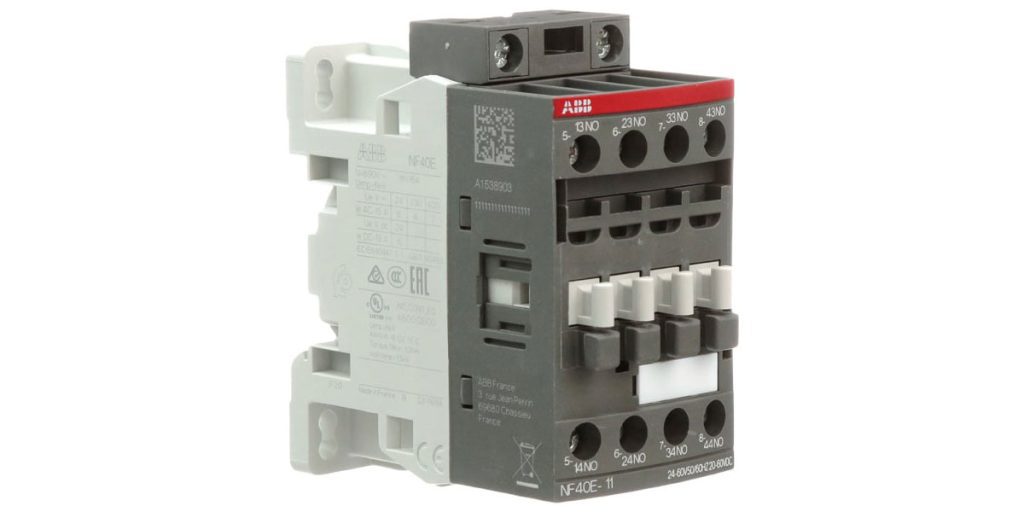 راهنمای سرویس و نگهداری کنتاکتور 2 یک نمونه کنتاکتور ساخت برند ABB