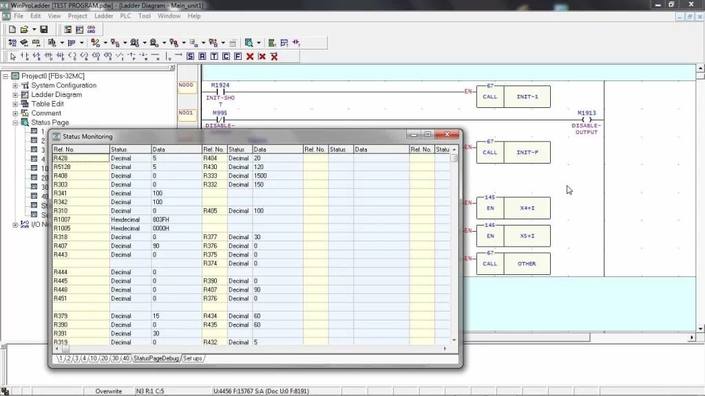 معرفی انواع PLCهای فتک FATEK 8 محیط نرمافزار WinProladder